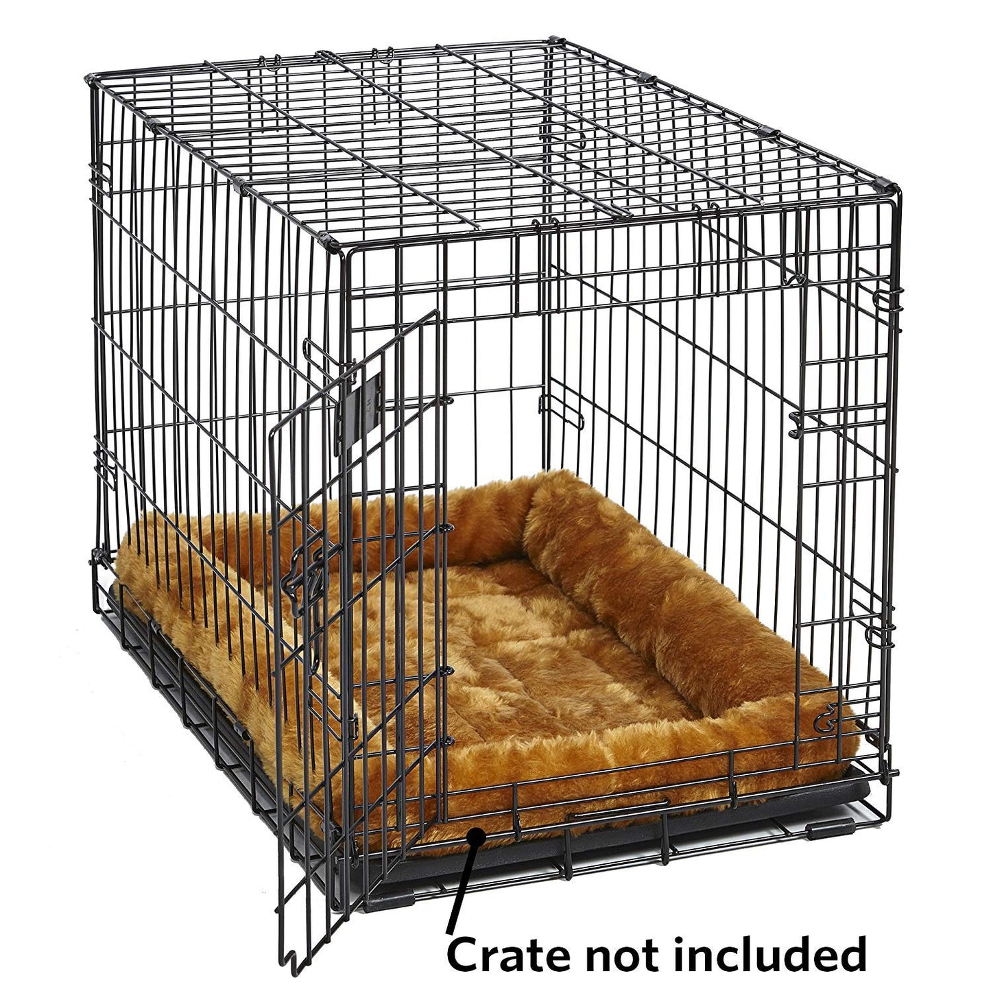 MidWest Homes for Pets 277192 Pet Crate Bed Cinnamon Fur for Pets (40218-CN)