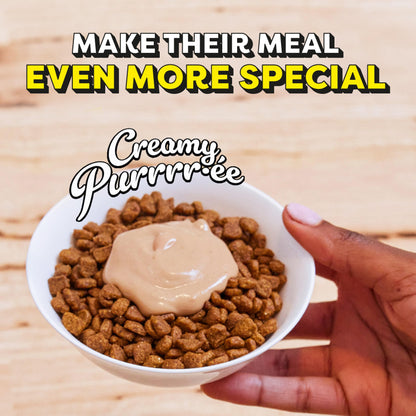 Temptations Creamy Puree with Cheese Lickable, Squeezable Cat Treats, 0.42 oz Pouches, 16 Count