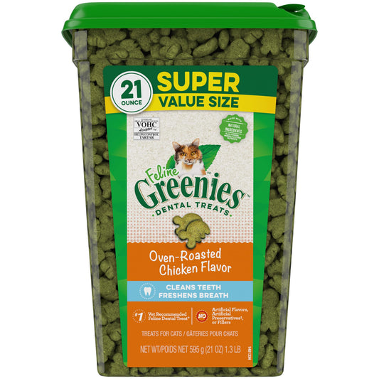 Greenies Feline Adult Natural Dental Care Cat Treats