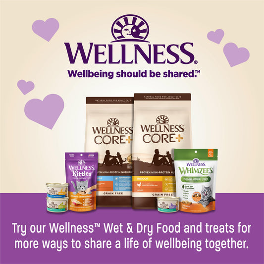 Wellness Kittles Crunchy Natural Grain Free Cat Treats, Tuna & Cranberries Recipe, All Life Stages, 2-Ounce Bag