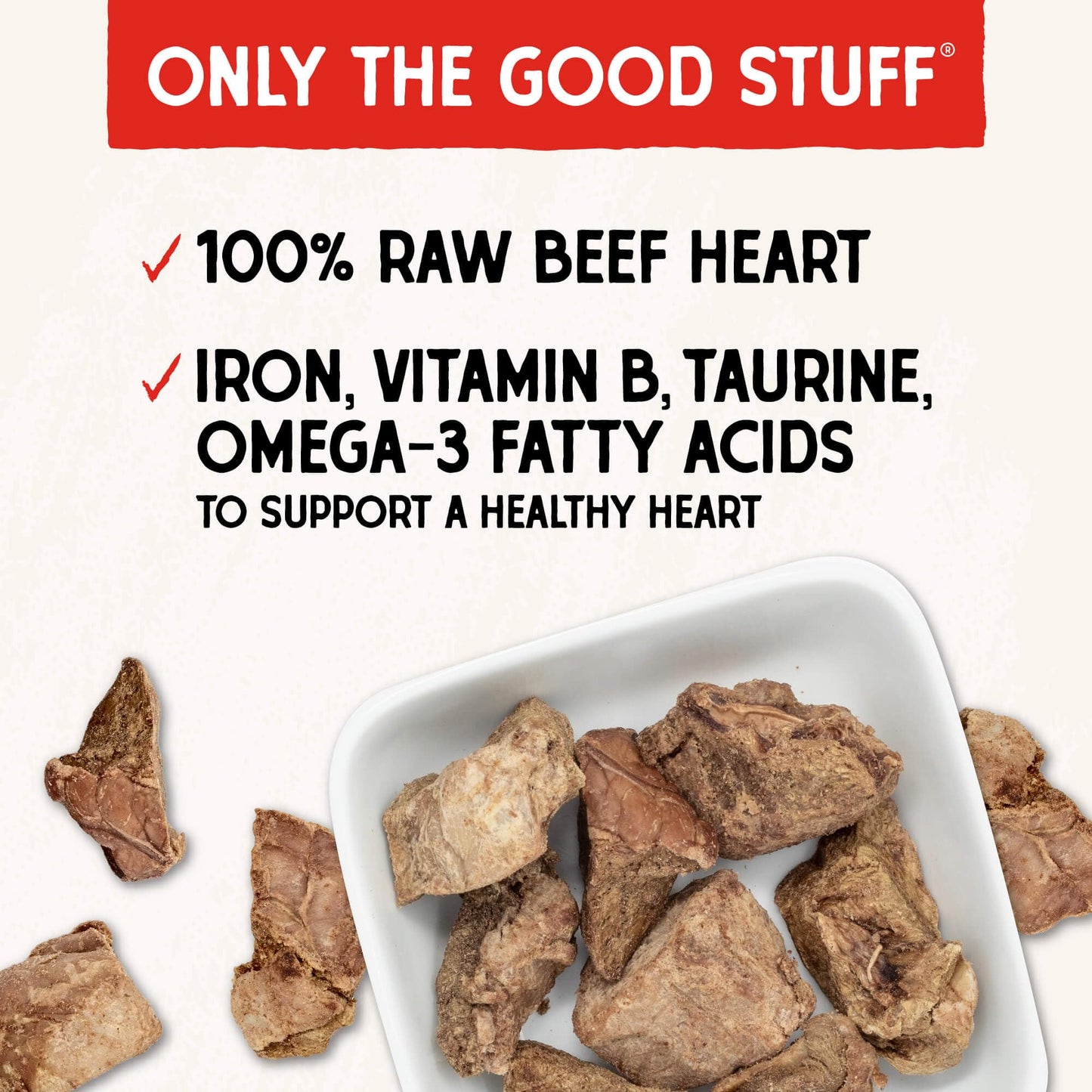 Stella & Chewy's Freeze-Dried Raw Beef Liver Dog Treats - Single Ingredient, No Additives - Premium Training Treats - Perfect For Picky Eaters - 3oz Bag